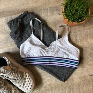 AERIE Heather Gray Bralette w/ Twisted Back ✨